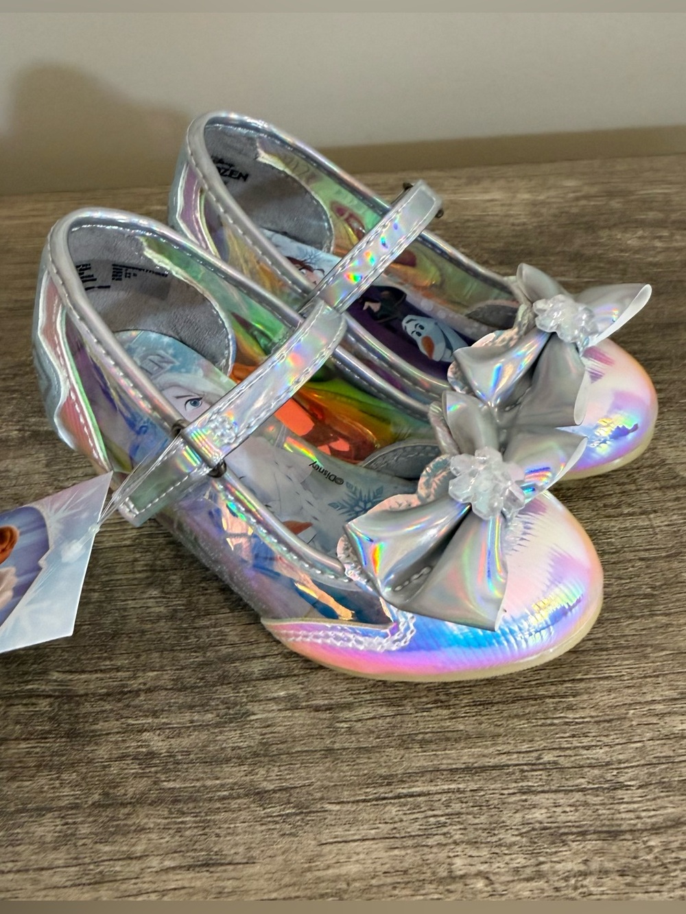 Disney Frozen Elsa Anna Toddler Kitten Heels Shoes Size 7 Dress Up Costume